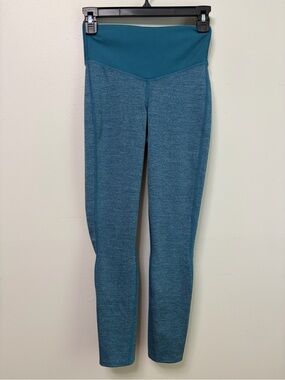 The North Face Dune Sky Heathered Teal Leggings Small Excellent Condition